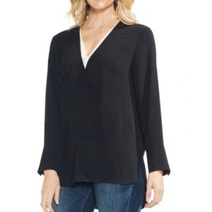 Vince Camuto Double-Placket Top